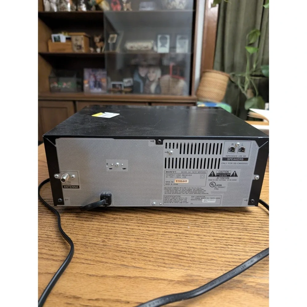 SONY HCD-MX500I MICRO HI-FI STEREO SYSTEM CD PLAYER NO SPEAKERS UNIT ONLY